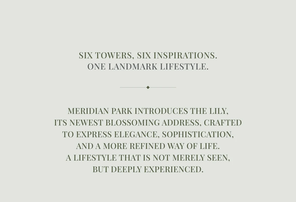 Meredian park shilphata Six Blossoming Addresses
